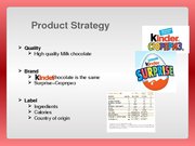 Реферат 'Kinder Chocolate Marketing Strategy Analysis', 20.