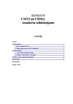 Реферат 'UMTS un CDMA standartu salīdzinājums', 1.