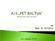 Презентация 'AS "PET Baltija" mārketinga vides pētījums', 1.