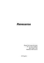 Реферат 'Renesanse', 1.