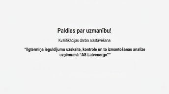 Презентация 'Ilgtermiņa ieguldījumu uzskaite, kontrole un to izmantošanas analīze uzņēmumā AS', 15.