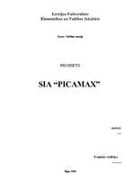 Бизнес план 'SIA "Picamax"', 1.