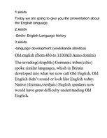 Презентация 'English Language', 11.
