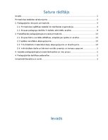 Отчёт по практике 'Agrīnās bērnības pedagoģiskā prakse', 2.