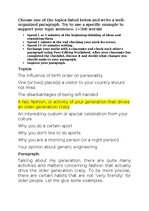 Эссе 'A fad, fashion, or activity of your generation that drives an older generation c', 1.