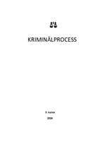 Конспект 'Kriminālprocess', 1.