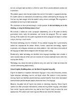 Эссе 'Learning foreign languages in a global world', 7.