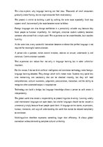 Эссе 'Learning foreign languages in a global world', 11.