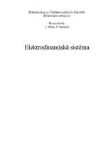 Реферат 'Elektrodinamiskā sistēma', 1.