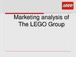 Презентация 'Marketing Analysis of the Lego Group', 1.
