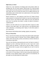 Эссе 'The importance of digital literacy', 5.