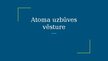 Презентация 'Atoma uzbūves vēsture', 1.