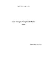 Конспект 'Kurts Vonnegūts "Čempionu brokastis"', 1.