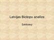 Презентация 'Latvijas biotopu analīze', 1.