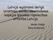 Презентация 'Latvijā iegūstamā derīgā izrakteņa - smilšu-izmantošanas iespējas ķīmiskās rūpni', 1.