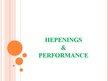 Презентация 'Hepenings, performance', 1.