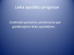 Презентация 'Laika apstākļu prognozēšana', 2.