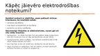 Презентация 'Elektrodrošības noteikumi', 2.