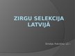 Презентация 'Zirgu selekcija Latvijā', 1.