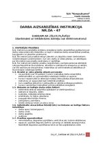 Образец документа 'Darba aizsardzības instrukcija darbam ar zāles pļāvēju', 1.