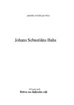 Реферат 'Johans Sebastians Bahs', 1.