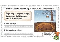 Презентация 'Latviešu valodas rakstīšanas uzdevumi 1.–2. klasei', 7.