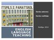 Презентация 'English Language Teaching', 1.