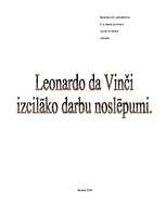 Реферат 'Leonardo da Vinči izcilāko darbu noslēpumi', 13.