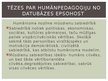 Презентация 'Humānās pedagoģijas atziņas Dainas Lieģenieces darbos', 14.