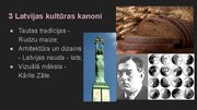 Презентация 'Latvijas kultūras kanoni', 2.