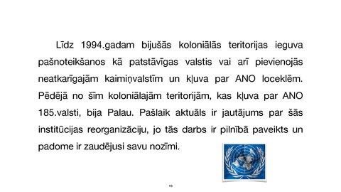 Презентация 'Apvienoto Nāciju Organizācijas
tiesiskais statuss un kompetence', 18.