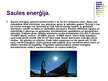 Презентация 'Saules uzbūve, tās aktivitātes ietekme uz zemi un cilvēkiem. Saules enerģijas iz', 15.
