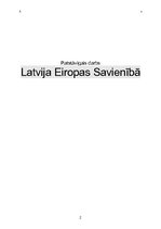 Эссе 'Latvija Eiropas Savienībā', 1.