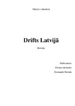 Реферат 'Drifts Latvijā', 1.