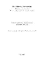 Реферат 'Bezdarba struktūras un dinamikas analīze Latvijā 2001.-2007.gadā', 1.