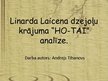 Презентация 'Linarda Laicena dzejoļu krājuma "HO-TAI" analīze', 1.