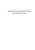 Конспект 'Viesnīca "Baltic Beach Hotel" - SIA "BBH Investments"', 1.
