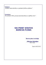 Бизнес план 'SIA Print Veritas biznesa plāns', 1.