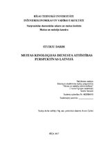Реферат 'Muitas kinoloģijas dienesta attīstības perspektīvas Latvijā', 1.