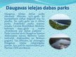 Презентация 'Dabas parki pie Daugavas', 2.
