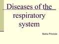 Презентация 'Diseases of the Respiratory System', 1.