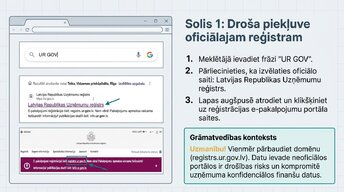 Презентация 'Digitālā uzņēmuma reģistrācija', 5.