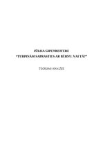 Эссе 'Jūlija Gipenreitere  “Turpinām saprasties ar bērnu. Vai tā?” Teorijas analīze', 1.