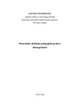 Отчёт по практике 'Pirmsskolas skolotāja pedagoģiskā prakses dienasgrāmata', 1.