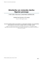 Образец документа 'Būvdarbu un remonta darbu līguma paraugs ar tāmi un pieņemšanas–nodošanas aktu', 30.