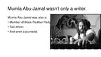Презентация 'Mumia Abu-Jamal', 2.