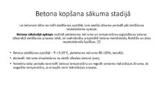 Презентация 'Betona apkope un ekspluatācija', 8.