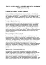 Конспект 'Šumeru vēsture, kultūra, mitoloģija, sabiedrība un kultūras mantojums', 1.