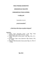 Конспект 'Patērētāju rīcība tirgū un galējais derīgums', 1.