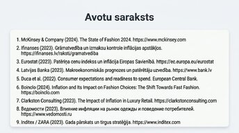 Презентация 'Ātrā mode un patērētāju uzvedība inflācijas apstākļos', 14.